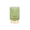 Karlsson Lampada Votiva A Led Ribbed Verde Ø8,5xH13cm -Negozio Di Mobili karlsson lampada votiva a led ribbed verde o85xh13cm
