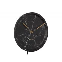 Karlsson Orologio A Pendolo Pendule Longue Effetto Marmo Nero Ø25cm -Negozio Di Mobili karlsson orologio a pendolo pendule longue effetto marmo nero o25cm 5