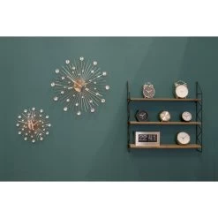 Karlsson Orologio Sunburst Con Cristalli Argento Ø50cm