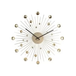 Karlsson Orologio Sunburst Con Cristalli Oro Ø50cm -Negozio Di Mobili karlsson orologio sunburst con cristalli oro o50cm 2