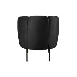 Karlsson Poltrona Tulip In Velluto Nera