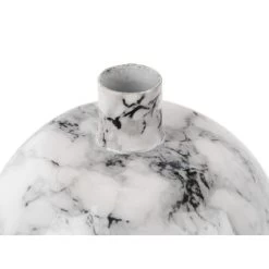 Karlsson Portacandela Marble Look Bianco Ø13x15cm -Negozio Di Mobili karlsson portacandela marble look bianco o13x15cm 2