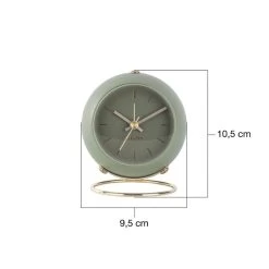 Karlsson Sveglia Globe Verde Muschio Ø9.5cm -Negozio Di Mobili karlsson sveglia globe verde muschio o95cm 3