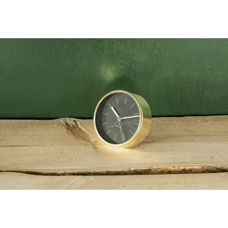 Karlsson Sveglia Minimal Gold Ø10cm 4 Karlsson Sveglia Minimal Gold Ø10cm - immagine 2