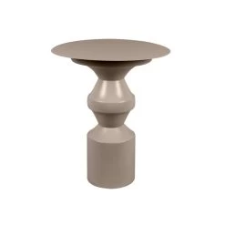 Karlsson Tavolino Chess King Grigio Ø40.5x48cm -Negozio Di Mobili karlsson tavolino chess king grigio o405x48cm 2