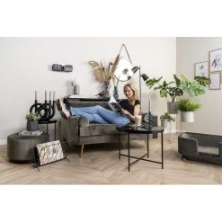 Karlsson Tavolino Da Caffè Smooth Nero Ø60x46cm -Negozio Di Mobili karlsson tavolino da caffe smooth nero o60x46cm 4