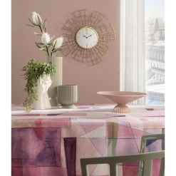 Centrotavola Rosa Effetto Opaco Ø33x13cm