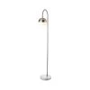 Lampada Da Terra Urban Style In Metallo Argento H160cm -Negozio Di Mobili l oca nera lampada da terra urban style in metallo argento h160cm