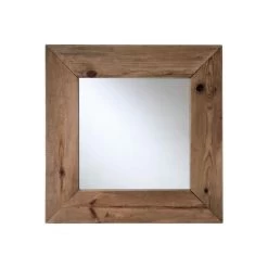 Specchiera Quadrata In Legno