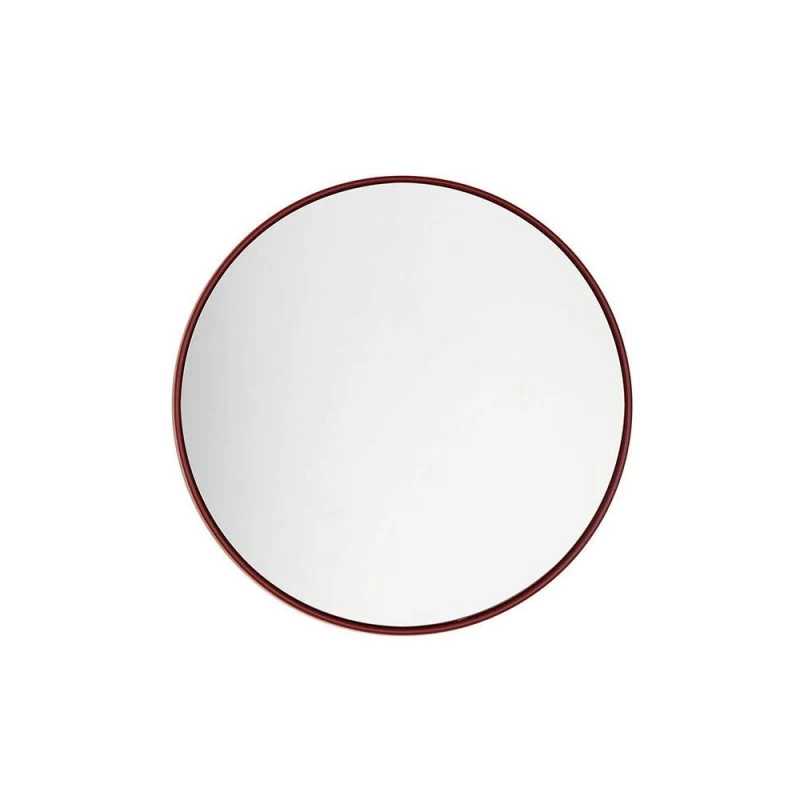 Specchio Rotondo Piccolo Con Cornice Rosso Merlot Ø45cm 3 Specchio Rotondo Piccolo Con Cornice Rosso Merlot Ø45cm