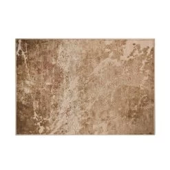 Tappeto Con Decoro Effetto Materico Beige 160x230cm