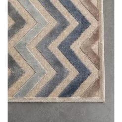 Tappeto Con Decoro Geometrico A Rilievo 160x230cm -Negozio Di Mobili l oca nera tappeto con decoro geometrico a rilievo 160x230cm 2