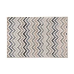 Tappeto Con Decoro Geometrico A Rilievo 160x230cm -Negozio Di Mobili l oca nera tappeto con decoro geometrico a rilievo 160x230cm 3