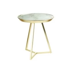 Tavolino Da Salotto Glamour Oro Ø42x46cm -Negozio Di Mobili l oca nera tavolino da salotto glamour oro o42x46cm 3