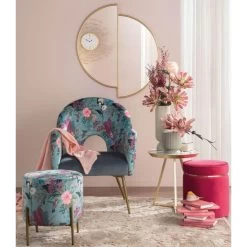 Tavolino Da Salotto Glamour Oro Ø42x46cm -Negozio Di Mobili l oca nera tavolino da salotto glamour oro o42x46cm 4