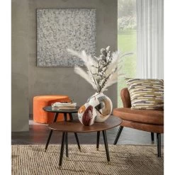 Tavolino Da Salotto Ovale Marrone Ø100cm 11 Tavolino Da Salotto Ovale Marrone Ø100cm -Negozio Di Mobili l oca nera tavolino da salotto ovale marrone o100cm 2