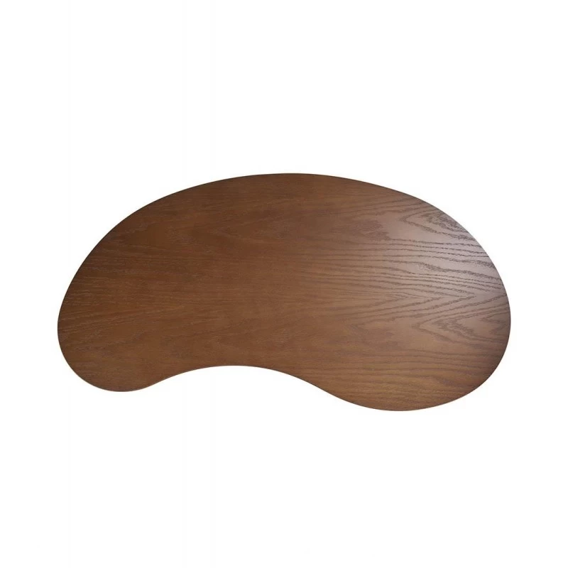 Tavolino Da Salotto Ovale Marrone Ø100cm 8 Tavolino Da Salotto Ovale Marrone Ø100cm - immagine 6