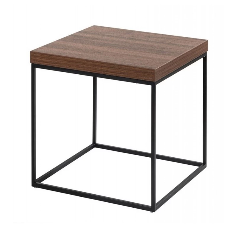 Tavolino Quadrato 59x59x50h Cm Legno Noce 3 Tavolino Quadrato 59x59x50h Cm Legno Noce