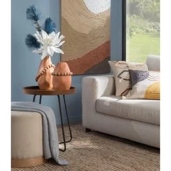 Tavolino Rotondo Con Piano In Legno Ø46x52cm 8 Tavolino Rotondo Con Piano In Legno Ø46x52cm -Negozio Di Mobili l oca nera tavolino rotondo con piano in legno o46x52cm 2