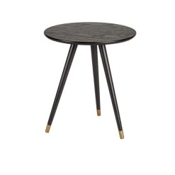 Tavolino Tondo In MDF A 3 Gambe