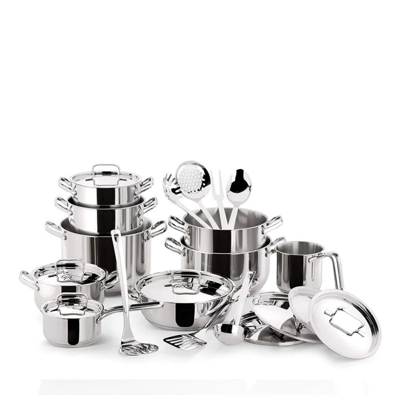 Batteria Pentole Sfiziosa 24 Pezzi 3 Batteria Pentole Sfiziosa 24 Pezzi