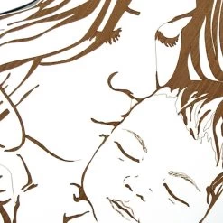 LAS - Laser Art Style Quadro Maternità Moderna