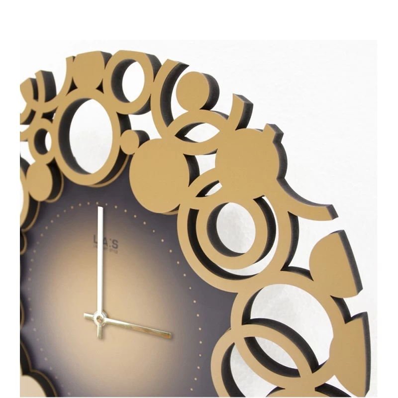 LAS L:A:S Orologio E-Volution Decoro Oro Ø40cm 4 LAS L:A:S Orologio E-Volution Decoro Oro Ø40cm - immagine 2