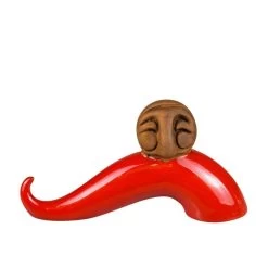 Macrì Corno Onda Pulcinella Rosso