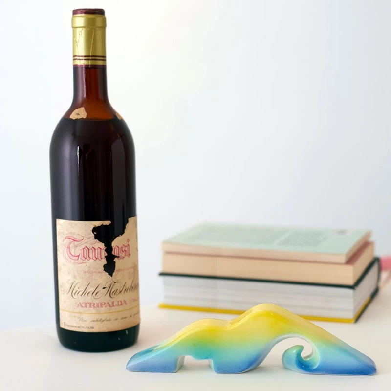 Macrì Vesuvio Stilizzato Giallo E Blu 18cm 4 Macrì Vesuvio Stilizzato Giallo E Blu 18cm - immagine 2