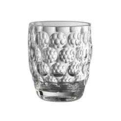 Set 6 Bicchieri Acqua Lente Basso Trasparente