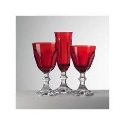 Set 6 Flute Champagne Dolce Vita Rosso