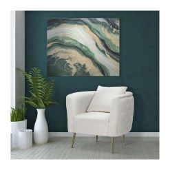 Negozio Di Mobili -Negozio Di Mobili mauro ferretti quadro astratto ery verde e oro 80x100cm 1