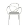 Coppia Di Sedie Loop Bianche -Negozio Di Mobili qeeboo coppia di sedie loop bianche