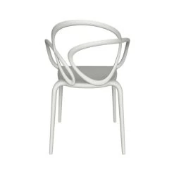 Coppia Di Sedie Loop Bianche -Negozio Di Mobili qeeboo coppia di sedie loop bianche 2