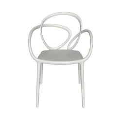 Coppia Di Sedie Loop Bianche