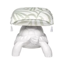 Pouf Turtle Carry Pouf White