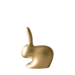 Sedia Rabbit Chair Baby Satin Gold -Negozio Di Mobili qeeboo sedia rabbit chair baby satin gold 1