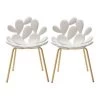 Set 2 Sedie Filicudi Chair Bianche E Ottone -Negozio Di Mobili qeeboo set 2 sedie filicudi chair bianche e ottone