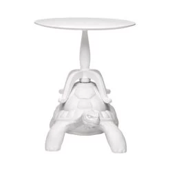 Tavolino Caffè Turtle Carry White