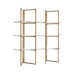 Richmond Pensile Lagrand Gold Con 3 Ripiani H185cm