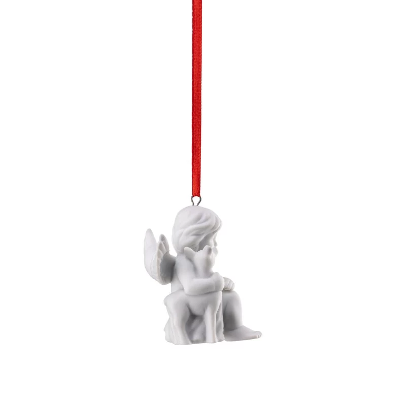 Rosenthal Decorazione Da Appendere Angelo Con Bambi H5.5cm 4 Rosenthal Decorazione Da Appendere Angelo Con Bambi H5.5cm - immagine 2