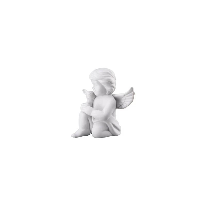 Rosenthal Statuetta Angelo Con Bambi Bianco Piccolo H6cm 6 Rosenthal Statuetta Angelo Con Bambi Bianco Piccolo H6cm - immagine 4