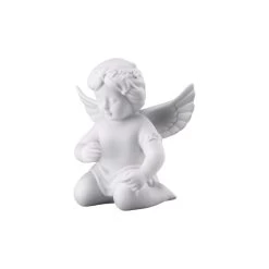 Rosenthal Statuetta Angelo Con Corona Di Fiori Bianco Media H10cm -Negozio Di Mobili rosenthal statuetta angelo con corona di fiori bianco media h10cm 2