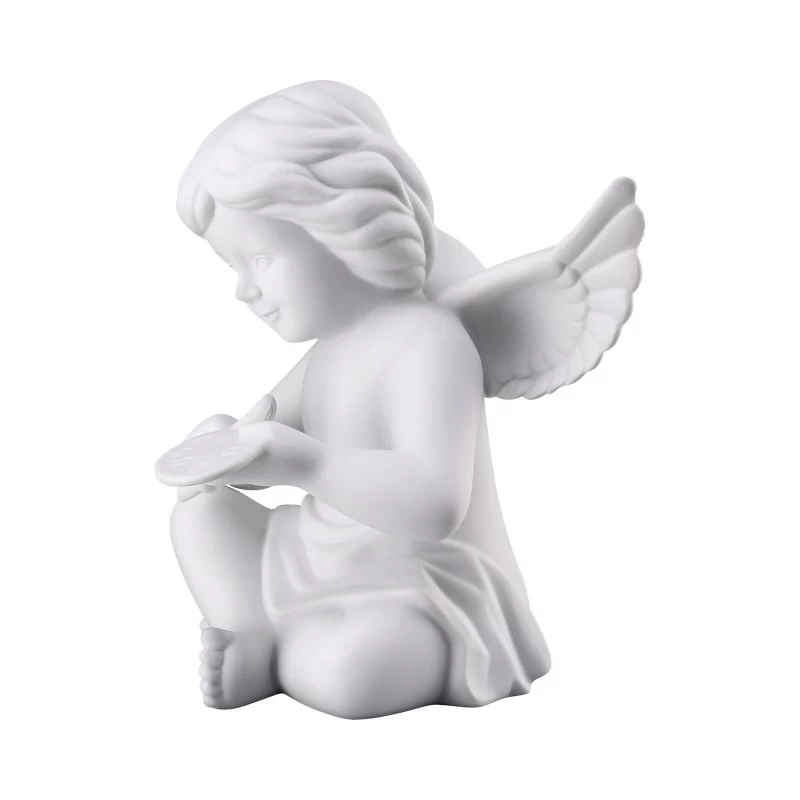 Rosenthal Statuetta Angelo Con Tavolozza Bianco Grande H14cm 7 Rosenthal Statuetta Angelo Con Tavolozza Bianco Grande H14cm - immagine 5