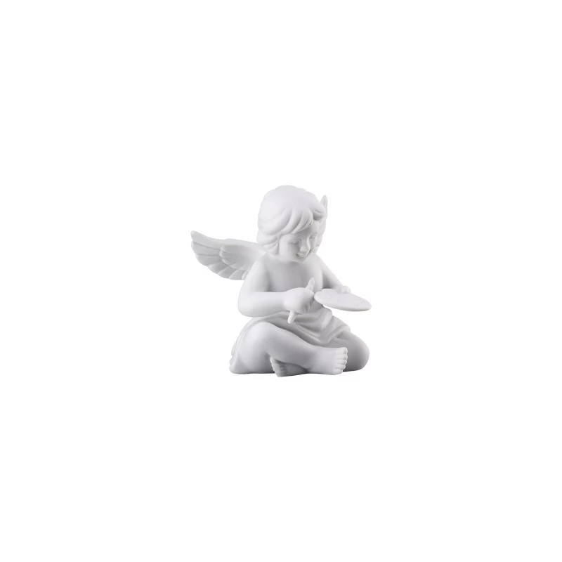 Rosenthal Statuetta Angelo Con Tavolozza Bianco Piccolo H6cm 6 Rosenthal Statuetta Angelo Con Tavolozza Bianco Piccolo H6cm - immagine 4