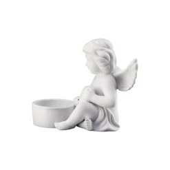 Rosenthal Statuetta Porta Tealight Angelo Con Cuore Bianco Medio H10cm -Negozio Di Mobili rosenthal statuetta porta tealight angelo con cuore bianco medio h10cm 3