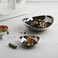 Ciotola Ovale Twist Inox 30x25cm