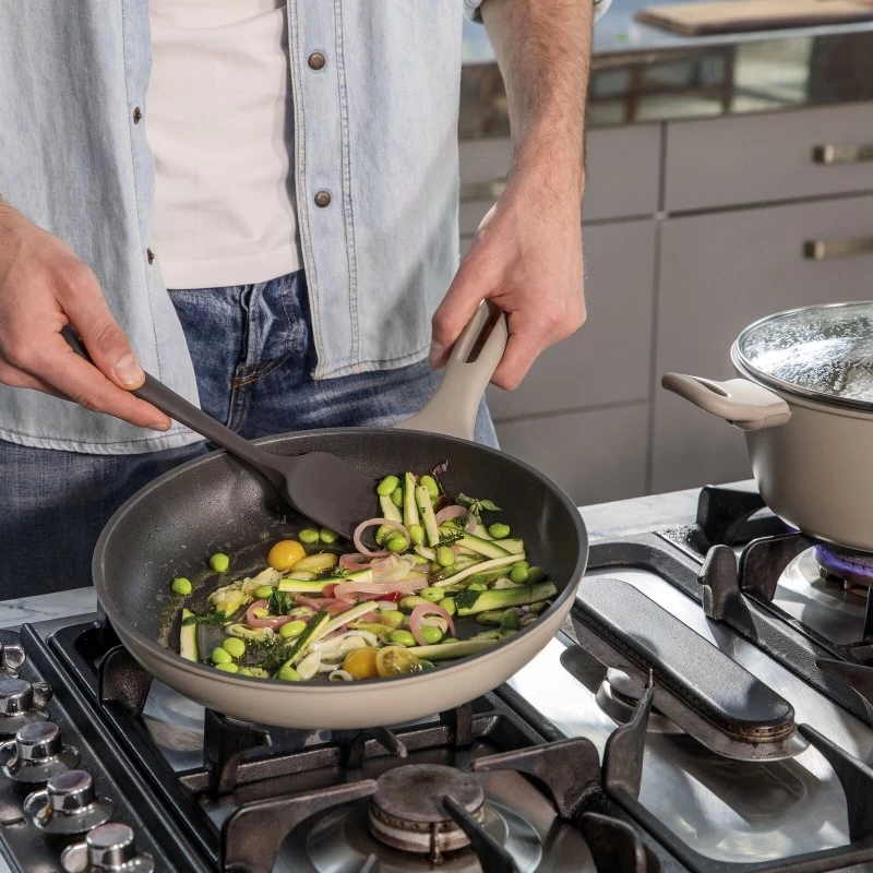 Padella Con Manico Silver Force Grigio Ø28cm 8 Padella Con Manico Silver Force Grigio Ø28cm - immagine 6