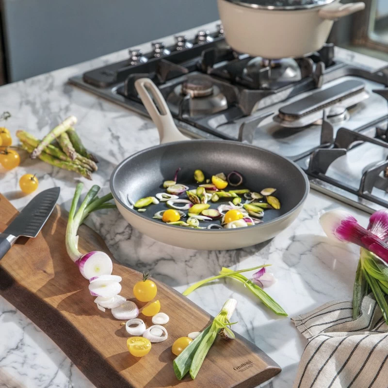 Padella Con Manico Silver Force Grigio Ø30cm 8 Padella Con Manico Silver Force Grigio Ø30cm - immagine 6