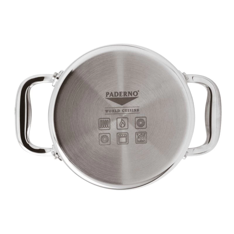 Paderno Pentola Monoporzione Serie 12200 Inox Ø12x6cm 3 Paderno Pentola Monoporzione Serie 12200 Inox Ø12x6cm